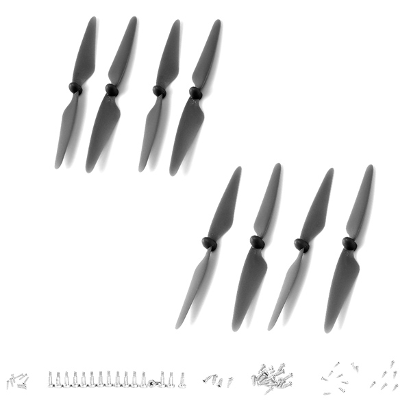 Crash Pack (screws + black propellers)
